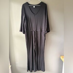 Dwelling Apparel, size M, wide leg jumpsuit, rayon bamboo, made in Canada